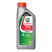 Aceite de Motor Castrol 20W50 Semisintetico Actevo Plata 4 Tiempos